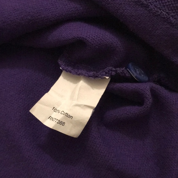 J Crew purple short sleeve pique polo - Picture 4 of 4